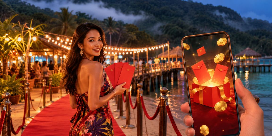 Promosi bonus amplop merah sempena perayaan di platform her2 Terengganu